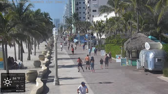 Paseo marítimo de Hollywood Beach - Florida