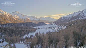 Panorama of St. Moritz