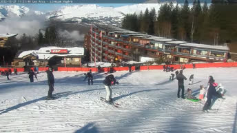 Ski slopes of Les Arcs - France