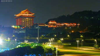 Taipéi - Parque junto al río Dajia