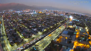 Panorama of Santiago