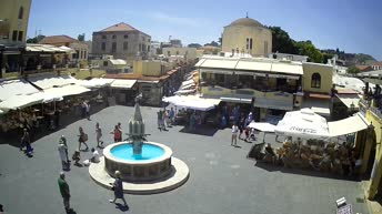 Webcam Hippokrates-Platz - Rhodos