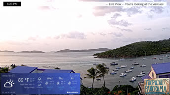 Panorama de la baie de Cruz