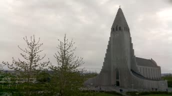 Reykjavik - L'église de Hallgrímskirkja