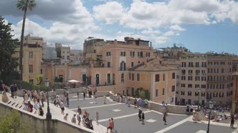 LIVE Camera Σκαλινάτα Trinità dei Monti - Ρώμη